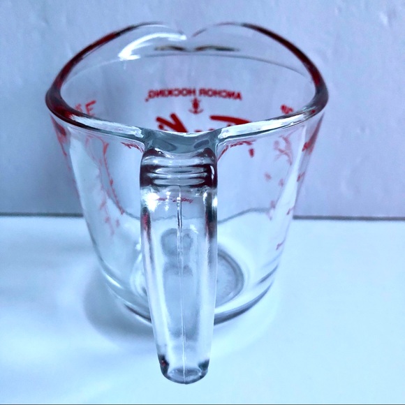 NEW ANCHOR HOCKING Measuring Cup Glass 1 Cup Fire King USA 8 oz #696 - Picture 5 of 16